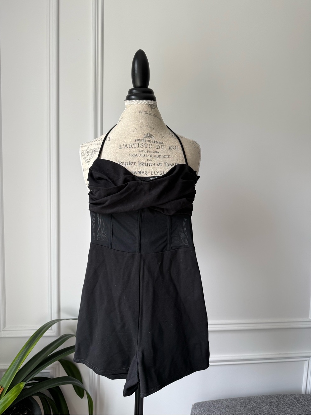 Tiger Mist black romper